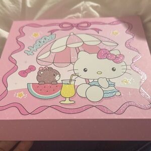 NWT Hello Kitty Pink Gift Box with Bear and Watermelon